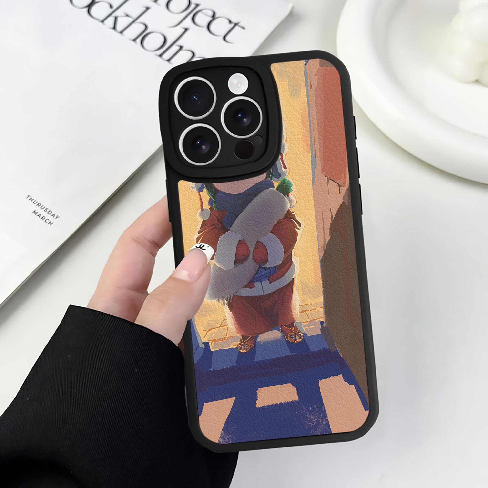 薬屋のひとりごと The Apothecary Diaries 【iPhone 16シリーズ対応】シリコンスマホケース（レザー調） 材質：シリコン